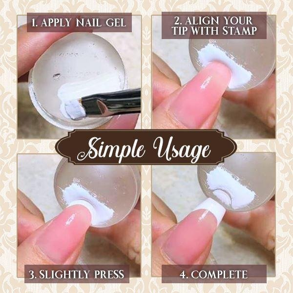 SofortNagel™ Nail Art Gelee-Stempel