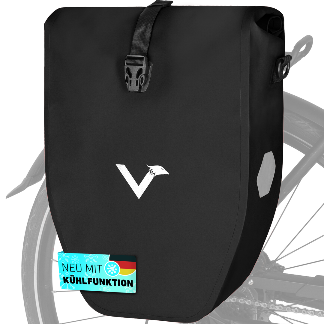Große wasserdichte Bike Bag für jede Fahrradtour