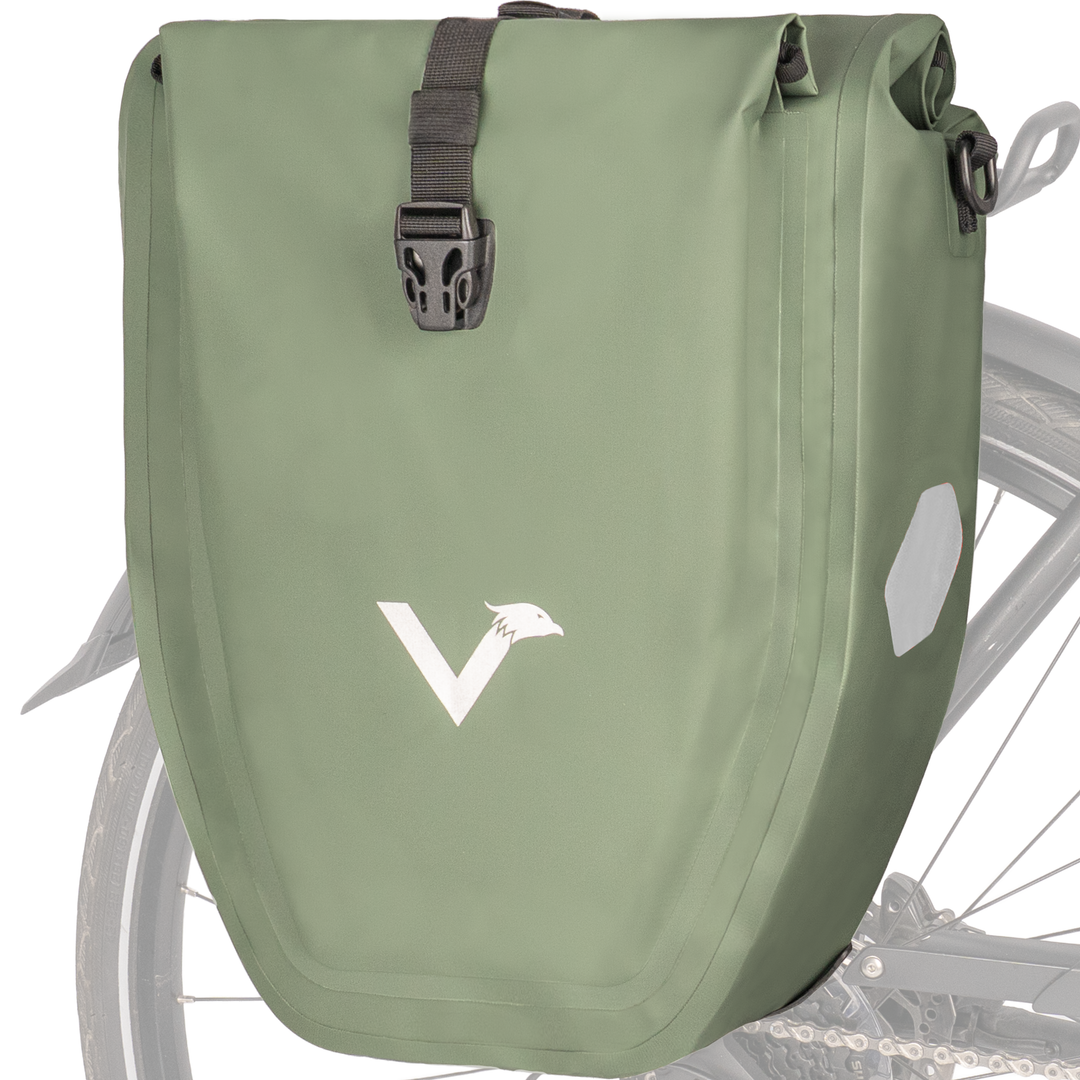 Große wasserdichte Bike Bag für jede Fahrradtour