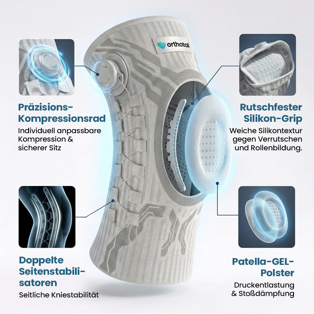 KnieStabil™ Ergonomische Kniebandage