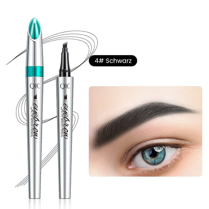 BrowSculpt™ – Wasserdichter 3D-Augenbrauenstift mit vierfacher Gabelspitze für präzises Styling [50% Rabatt]