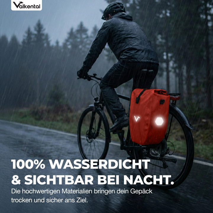 Große wasserdichte Bike Bag für jede Fahrradtour