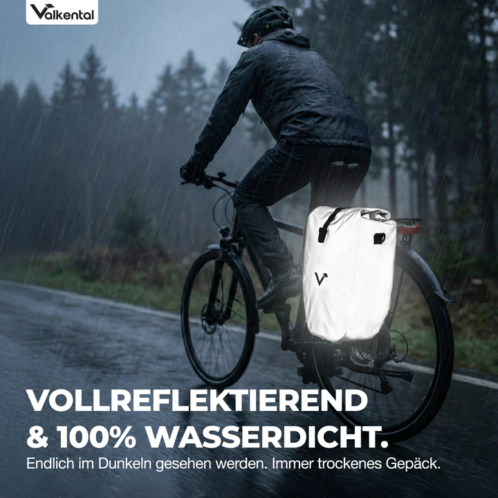 Große wasserdichte Bike Bag für jede Fahrradtour