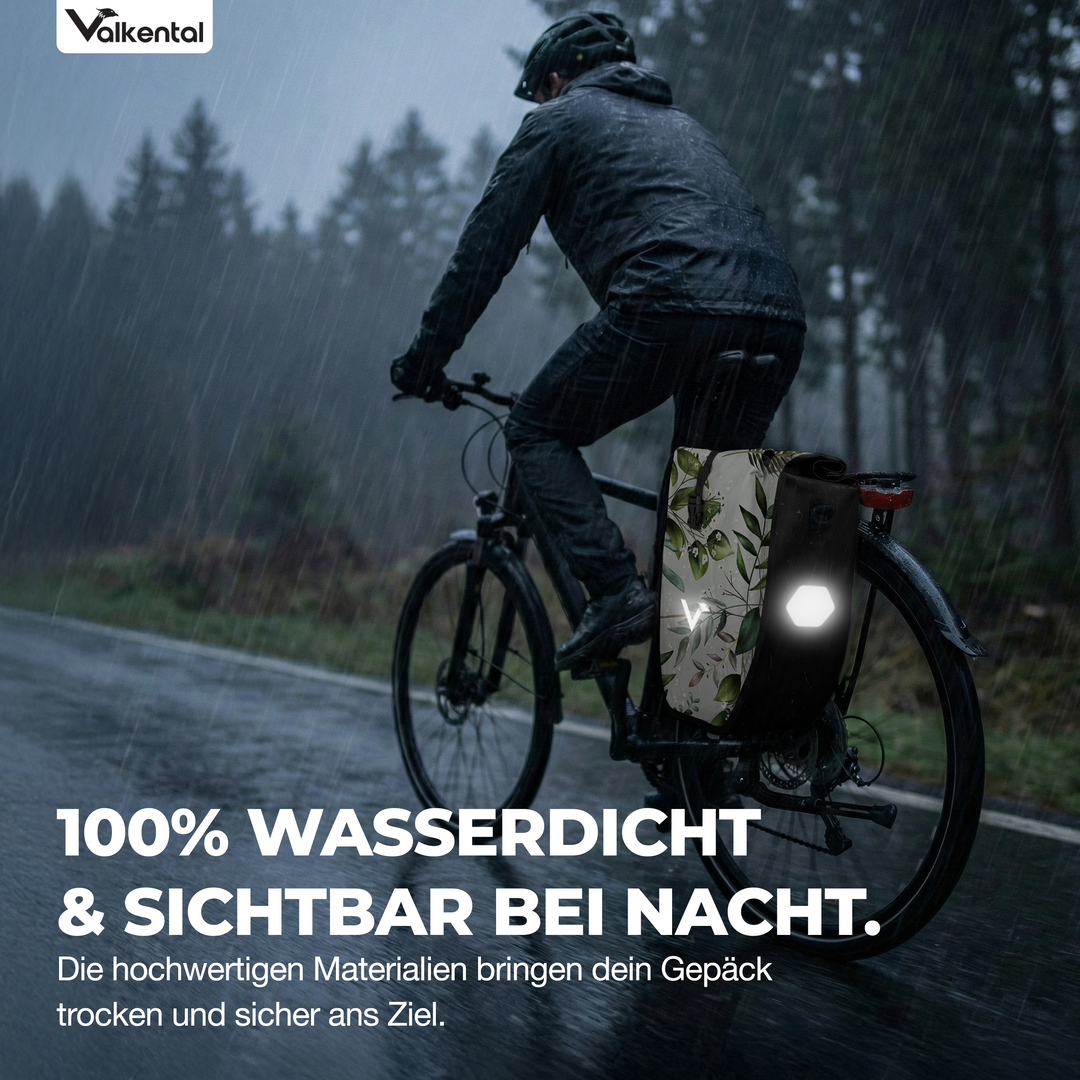 Große wasserdichte Bike Bag für jede Fahrradtour