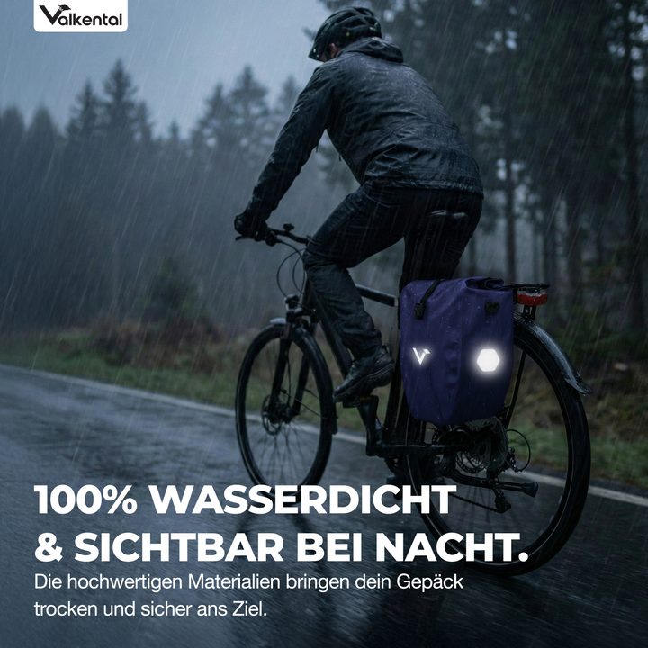 Große wasserdichte Bike Bag für jede Fahrradtour