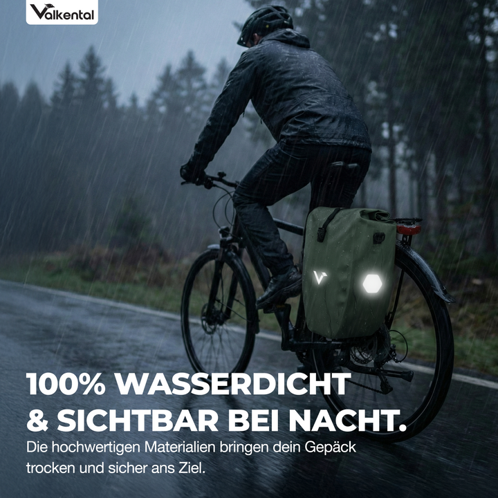 Große wasserdichte Bike Bag für jede Fahrradtour