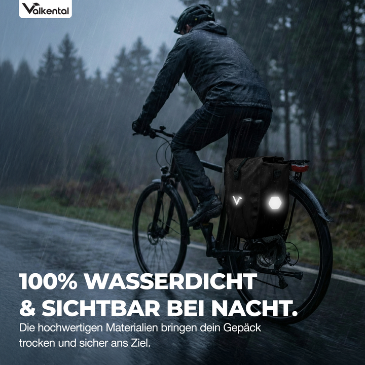 Große wasserdichte Bike Bag für jede Fahrradtour