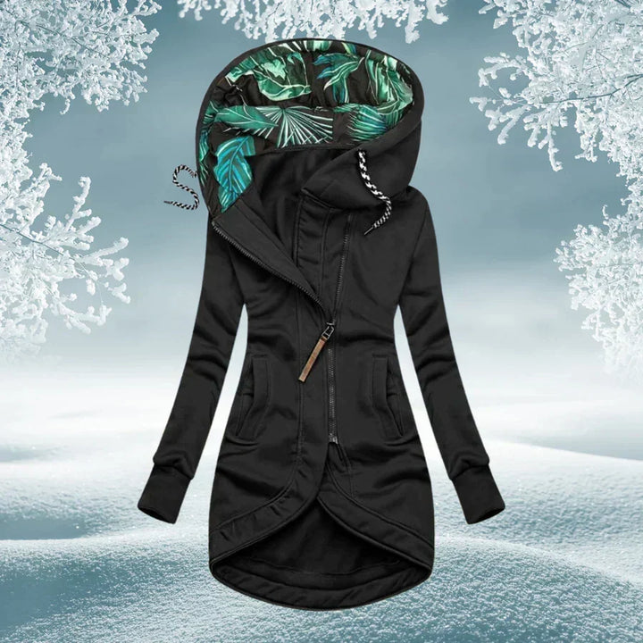 WetterSchick™ Kapuzen-Longline-Mantel