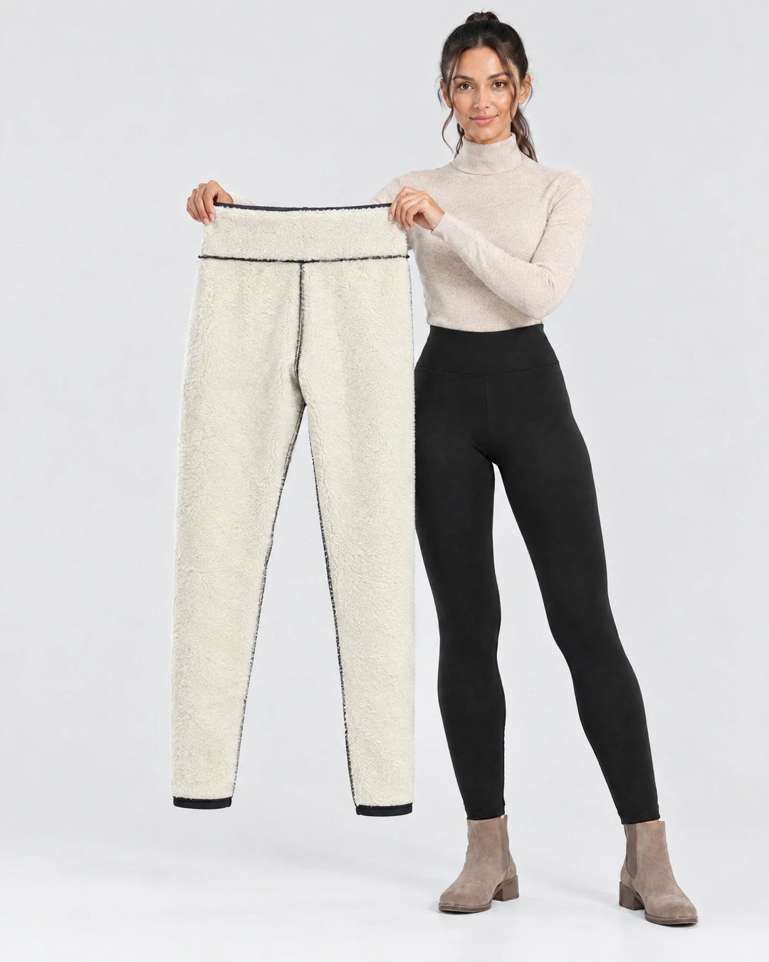 FigurWärme™ Figurformende Thermo-Leggings mit Sherpa-Futter
