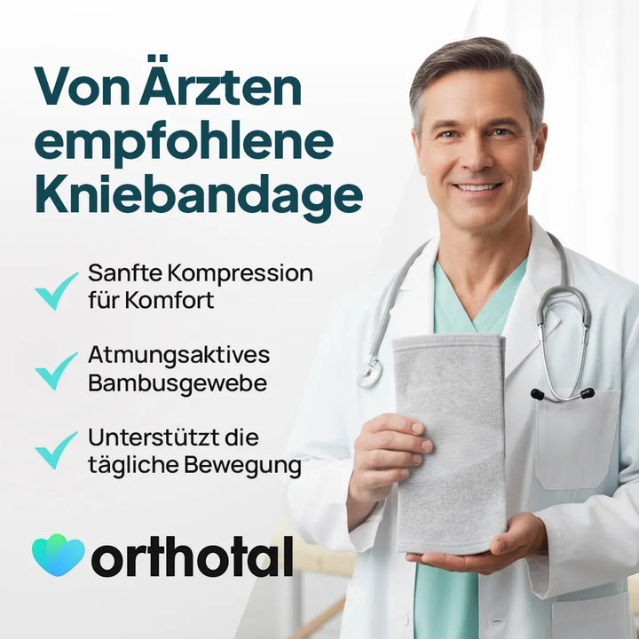 KnieSanft™ Bambus-Kniebandage