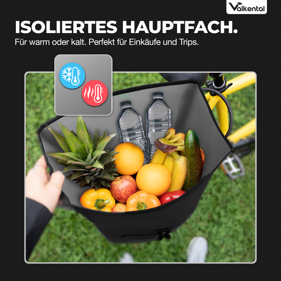 Große wasserdichte Bike Bag für jede Fahrradtour