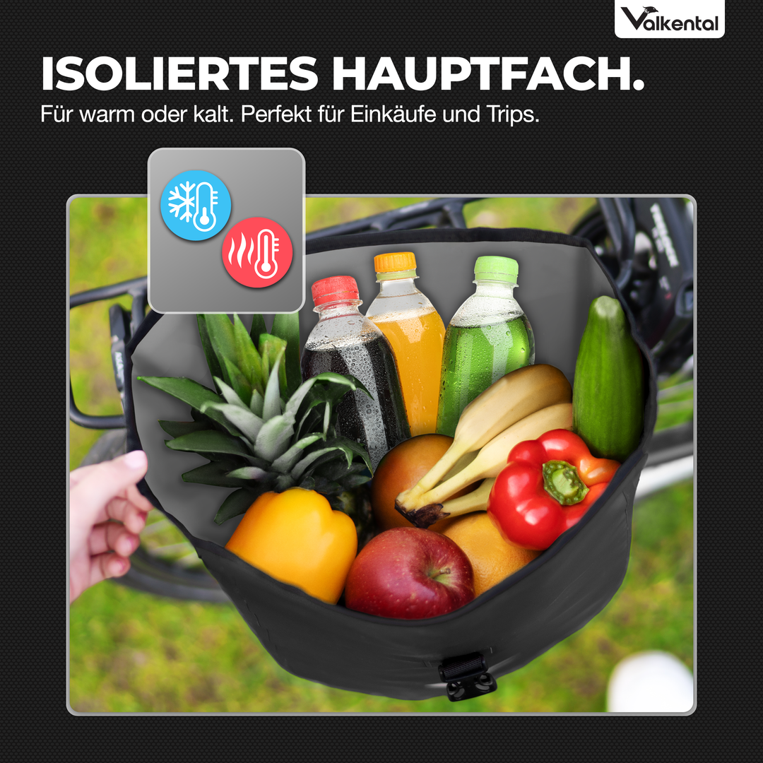 Große wasserdichte Bike Bag für jede Fahrradtour