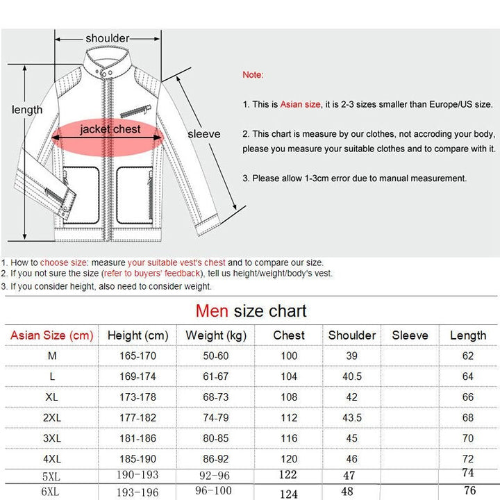Beheizte Weste Unisex