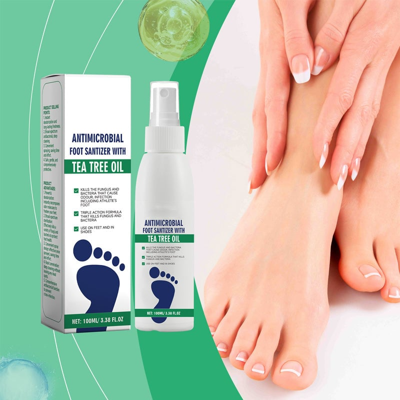 FootCare™ – Antimikrobielles Spray für tiefe Hydratation und effektive Fußpflege [1 + 1 Gratis]