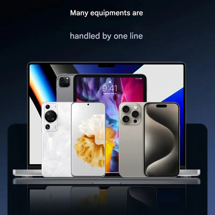 2-in-1 Unsichtbarer Handyhalter mit Ladekabel | 240W Superschnelles Laden