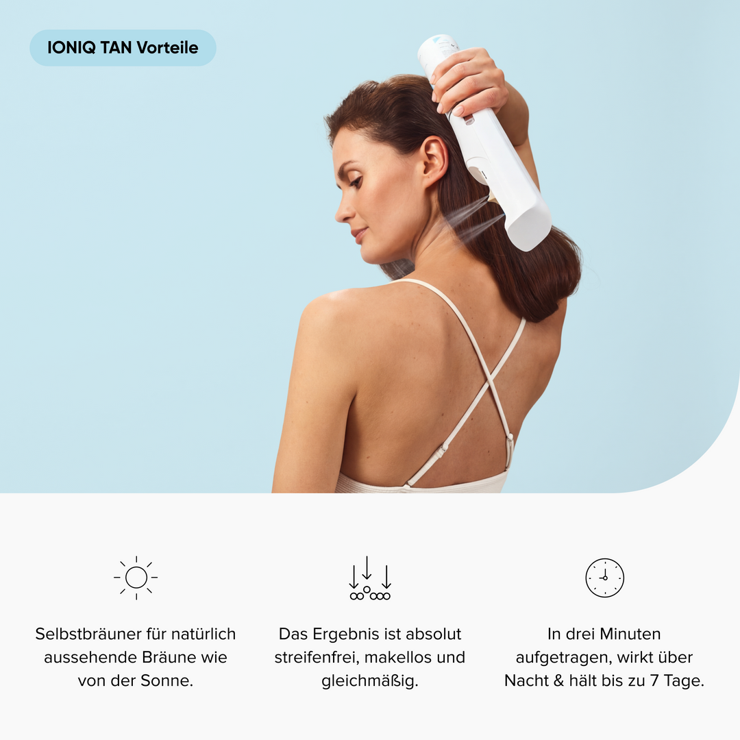 IONIQ ONE Bundle schenkt streifenfreie Sommerbräune ganz einfach