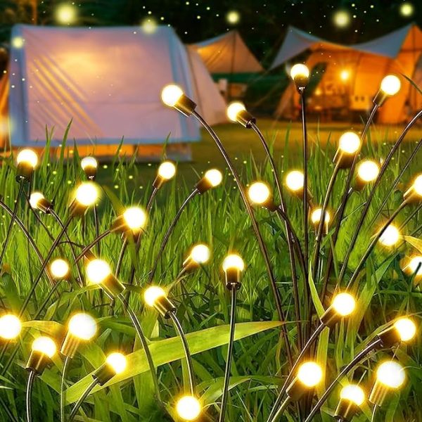 GlühWunder™ Solar-Gartenleuchten mit Glühwürmchen-Effekt