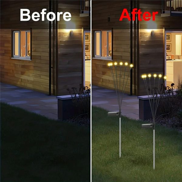 GlühWunder™ Solar-Gartenleuchten mit Glühwürmchen-Effekt