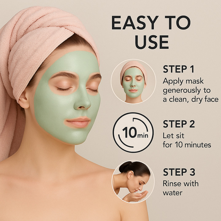 GrünRein™ Tiefenreinigende Grüntee-Maske im Stick