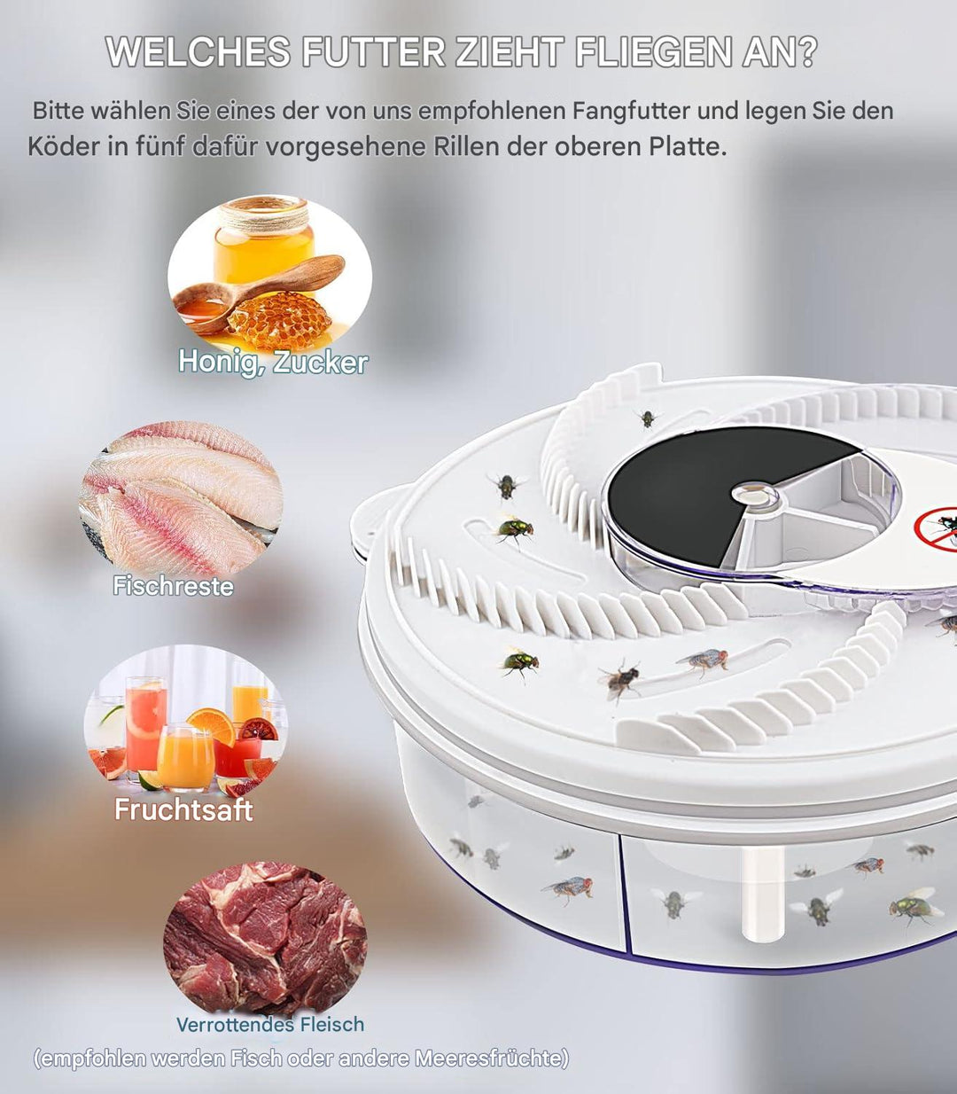 ZapAway™ – Sorgt für eine ruhige Umgebung durch leises Eliminieren von Fliegen