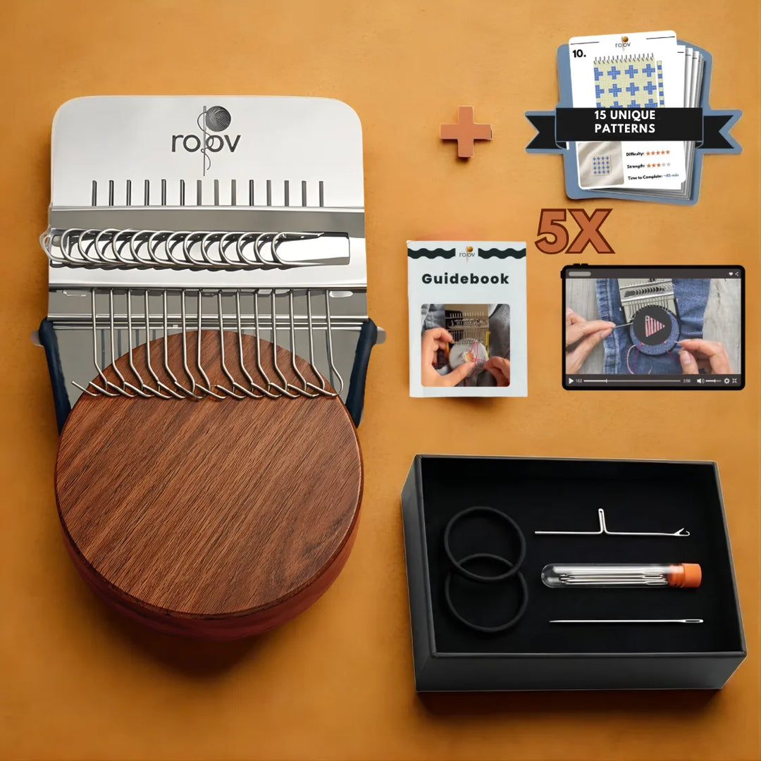 StrickWerk™ Holz-Strickset