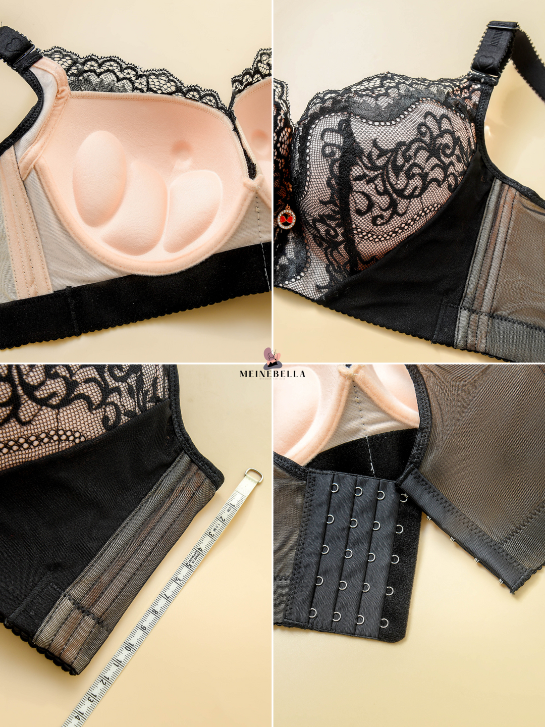 Spitzen-Push-up-BH für selbstbewusste Eleganz im Alltag