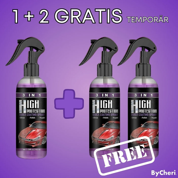 1 + 2 GRATIS HEUTE | 3-in-1 CarSpray™ | Reinigt, restauriert und schützt Ihr Auto!