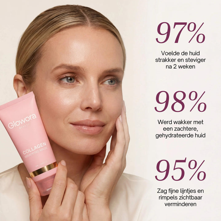 KollagenGlanz™ Bio-Kollagenmaske mit Pinsel