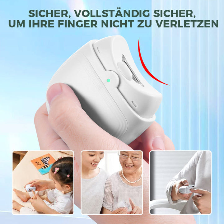 Elektrischer Nagelknipser | Mühelose Präzision | Schonend & Sicher | Ergonomisches Design