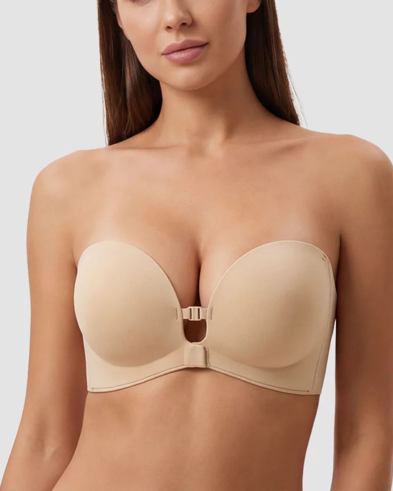 AuraLift™ Nahtloser Push-Up-BH mit Frontverschluss