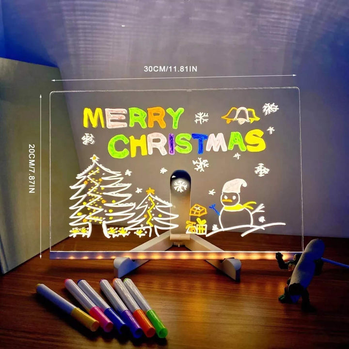 LeuchtKunst™ LED-Zeichentafel für Kinder