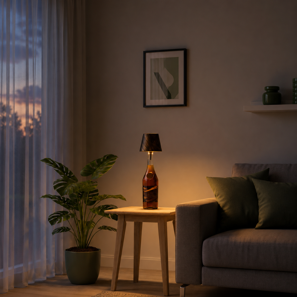 LichtKrone™ Wiederaufladbare Flaschenlampe