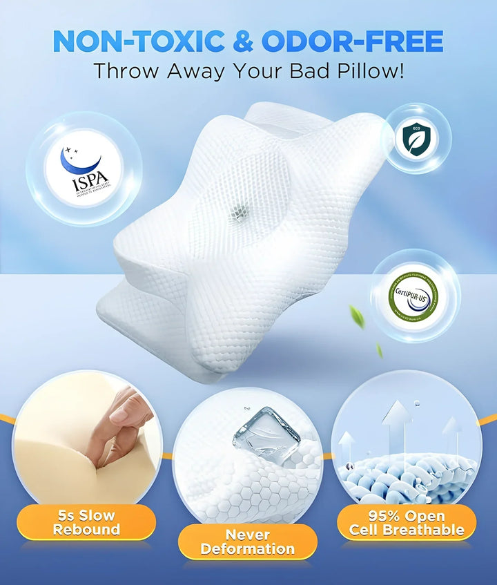 CozyRest® Nackenkissen aus Memory-Schaum