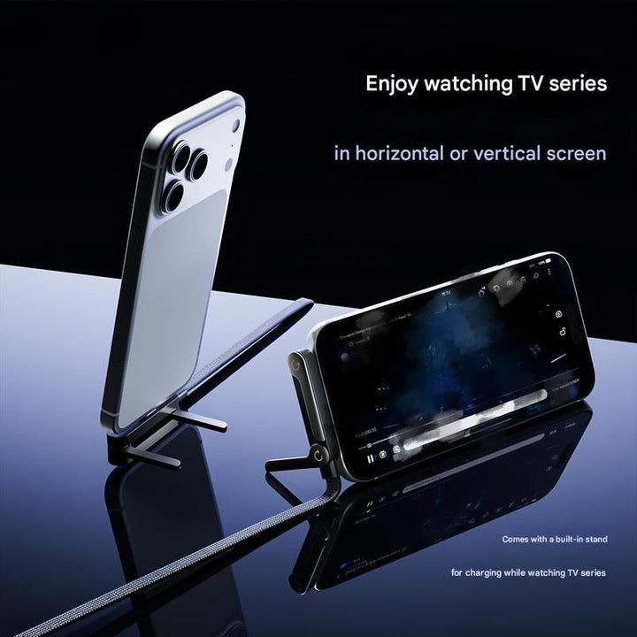 2-in-1 Unsichtbarer Handyhalter mit Ladekabel | 240W Superschnelles Laden