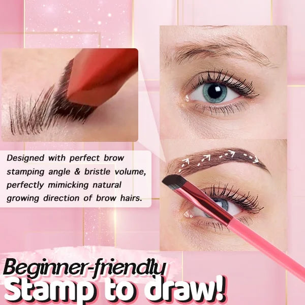 StampBrush™ – 4D Hairline Augenbrauen-Stempelpinsel für präzises Styling [1 + 1 Gratis]