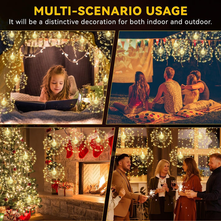 LumaBurst™ — Entfache magische Erinnerungen mit atemberaubendem Sternfunkeln (120 Lichter)