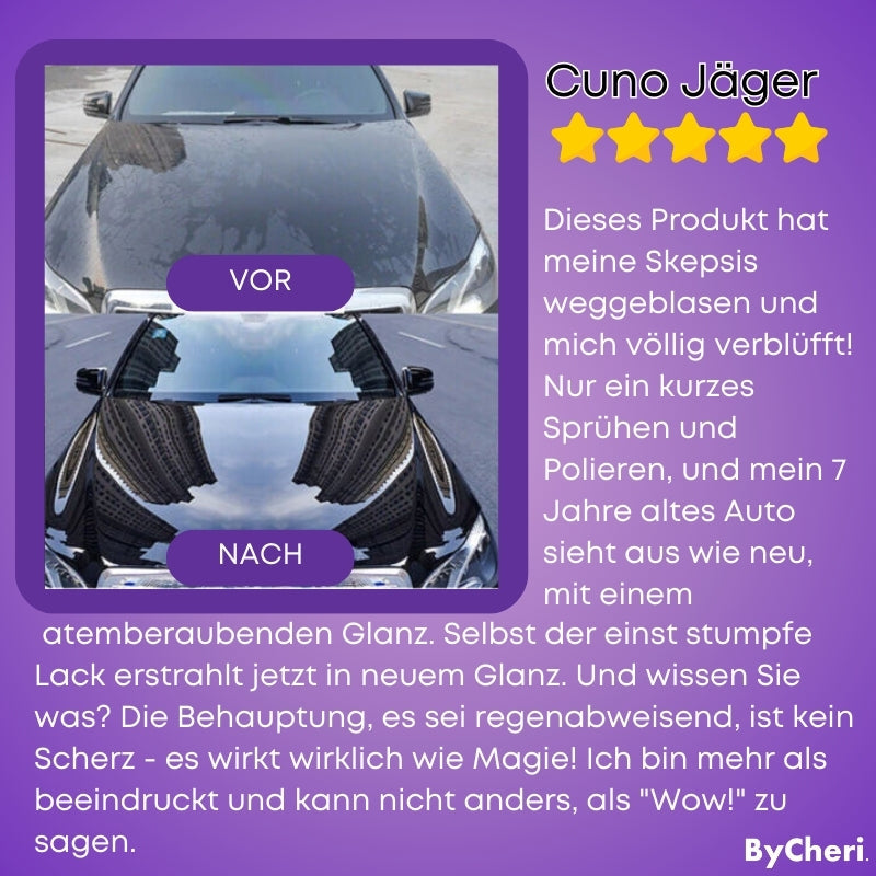 1 + 2 GRATIS HEUTE | 3-in-1 CarSpray™ | Reinigt, restauriert und schützt Ihr Auto!