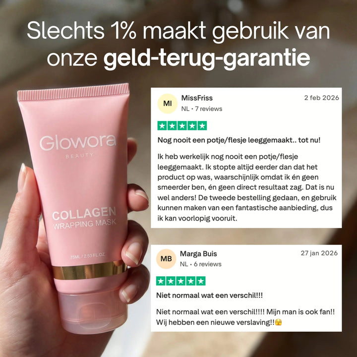 KollagenGlanz™ Bio-Kollagenmaske mit Pinsel