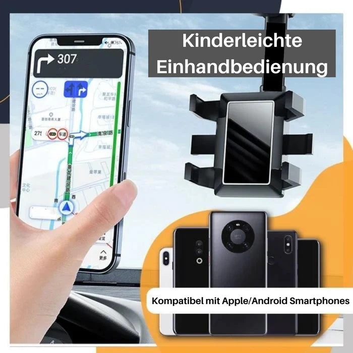 Premium Handyhalterung - Sicherer bist du noch nie gefahren!