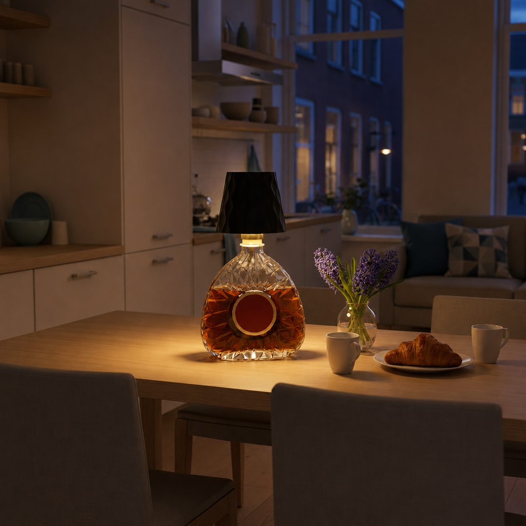 LichtKrone™ Wiederaufladbare Flaschenlampe