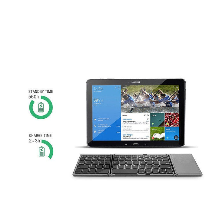 KeyFold™ – Faltbare Bluetooth-Tastatur Mit Touchpad