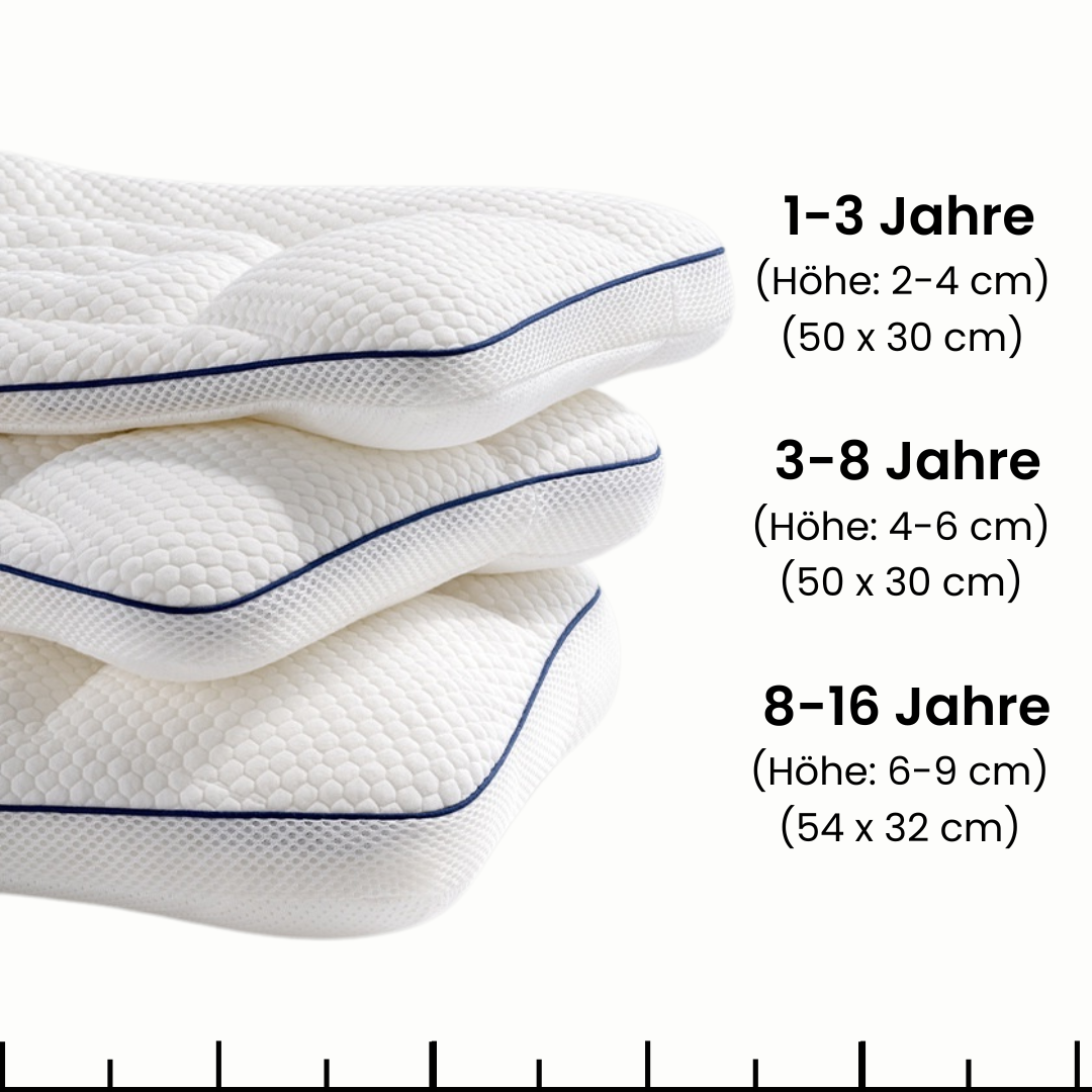 SchlafWohl™ Ergonomisches Kinderkissen