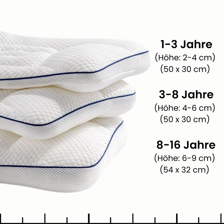 SchlafWohl™ Ergonomisches Kinderkissen