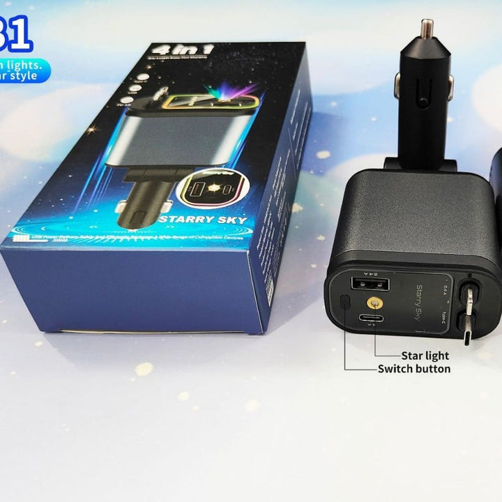 ChargeX™ - 4-in-1 Auto Handy Ladegerät