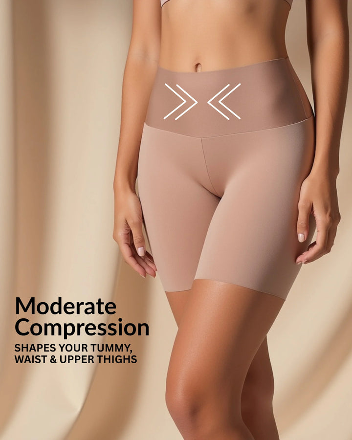 GlattForm™ Nahtlose Shapewear-Shorts mit hoher Taille