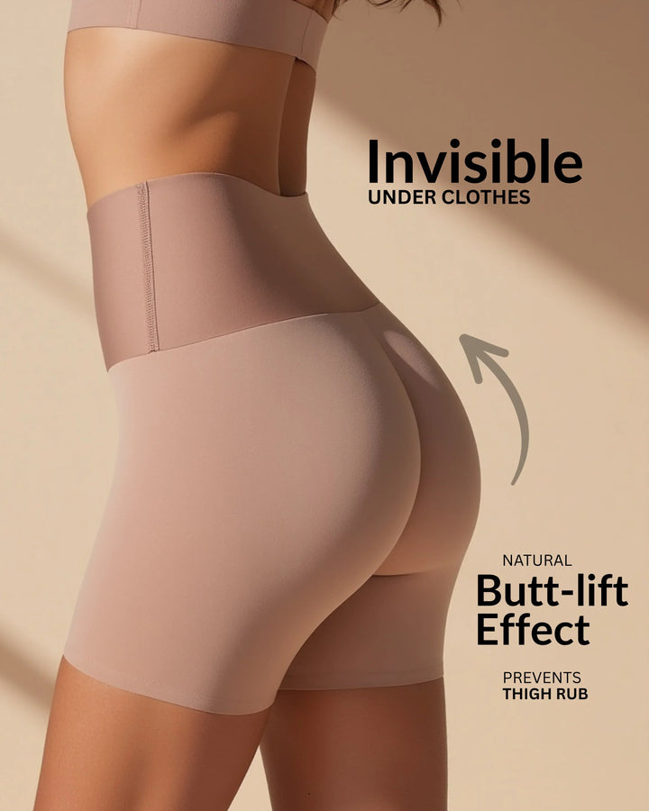 GlattForm™ Nahtlose Shapewear-Shorts mit hoher Taille