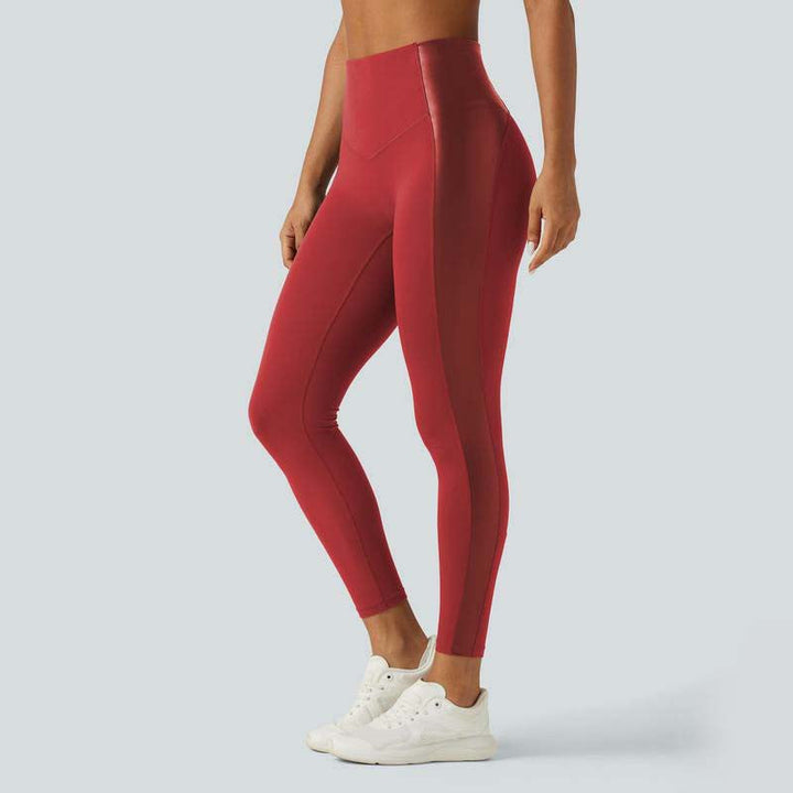 FokusForm™ Formende PU-Leder-Leggings