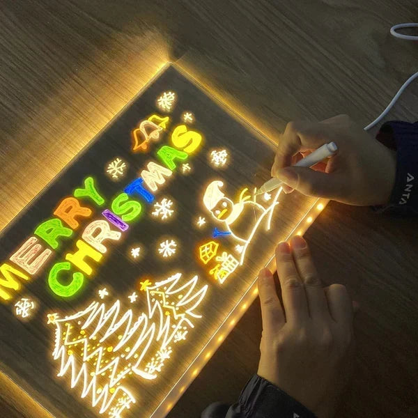 LeuchtKunst™ LED-Zeichentafel für Kinder