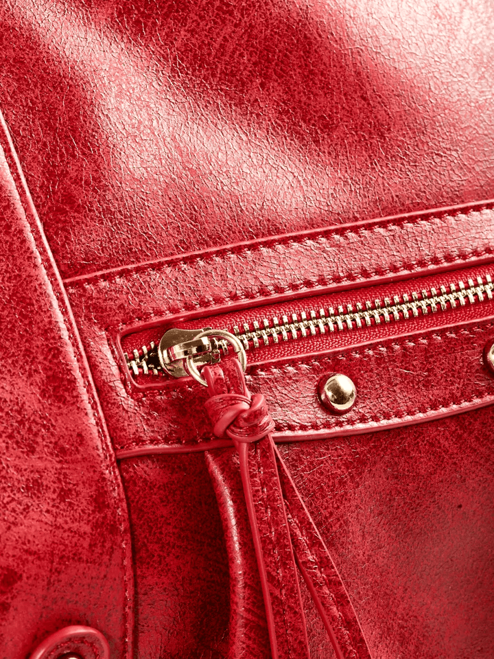 TaschenEleganz™ Stilvolle Damenhandtasche aus veganem Leder