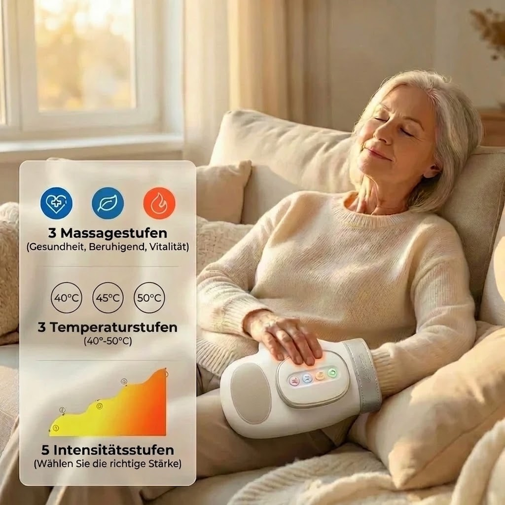 HandWohl™ Elektrisches Handmassagegerät